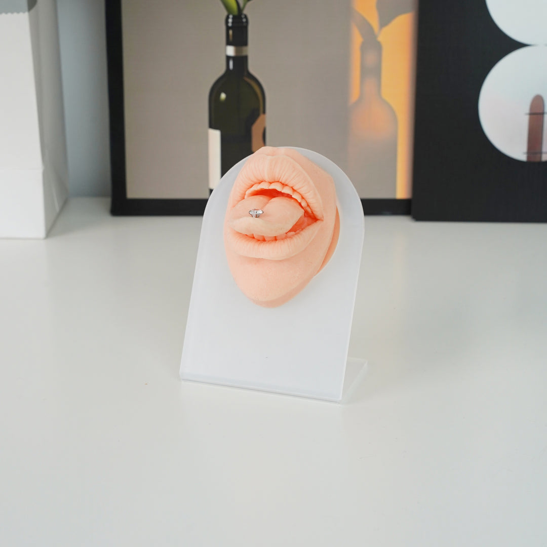 5D Silicone Face Model with Realistic Features – Perfect for Piercing Training and Jewelry Display