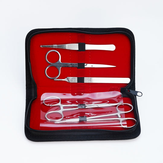 Suture Practice Kit With Tools & Storage Case