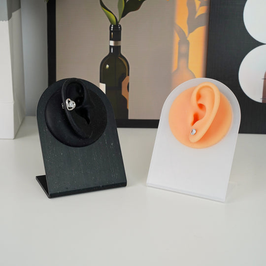 5D Silicone Face Model with Realistic Features – Perfect for Piercing Training and Jewelry Display