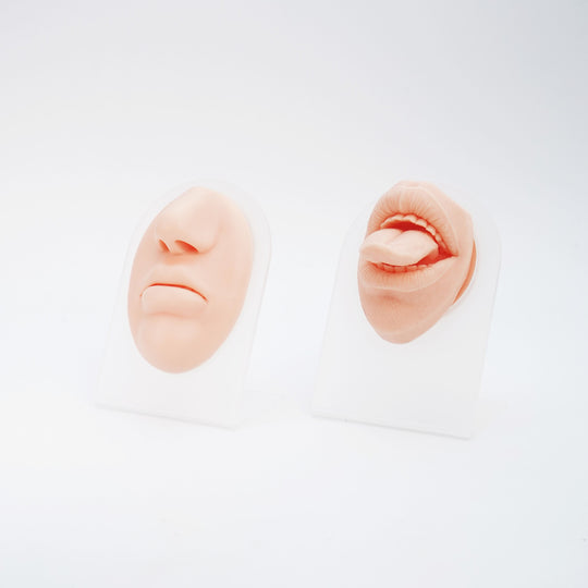 5D Silicone Face Model with Realistic Features – Perfect for Piercing Training and Jewelry Display