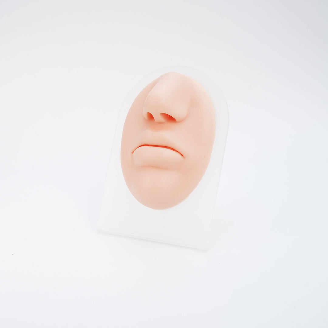 5D Silicone Face Model with Realistic Features – Perfect for Piercing Training and Jewelry Display